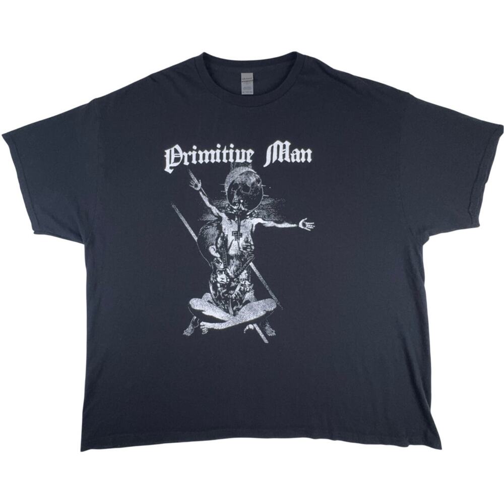 Primitive Man Band 3XL End Tymes T Shirt Mens Black Doom Sludge Metal Band Tee